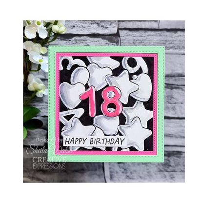 Jane's Doodles Balloons Clear Stamp Set