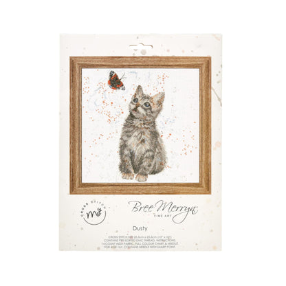 Bree Merryn  cross stitch kit - Dusty the Kitten