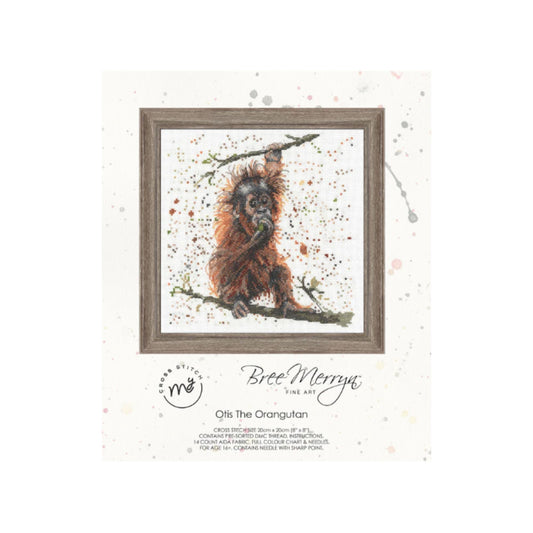 Bree Merryn  cross stitch kit - Otis the Orangutan