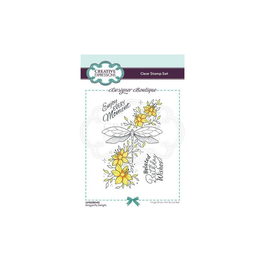 Creative Expressions Dragonfly Delight Stamp