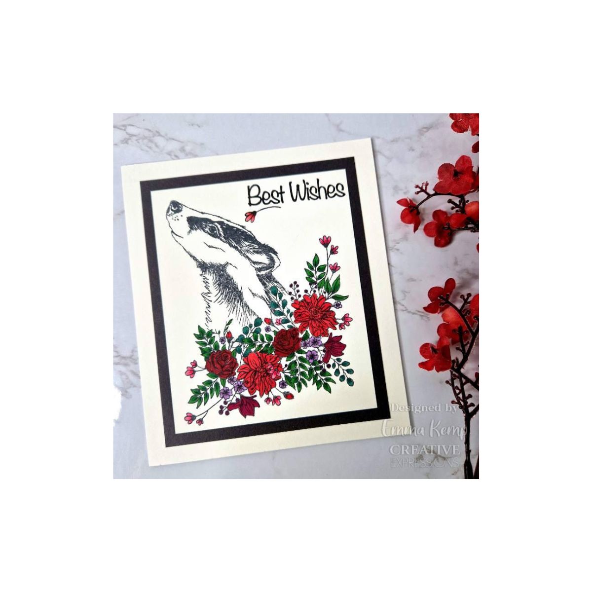 Creative Expressions Floral Wishes Sample Card