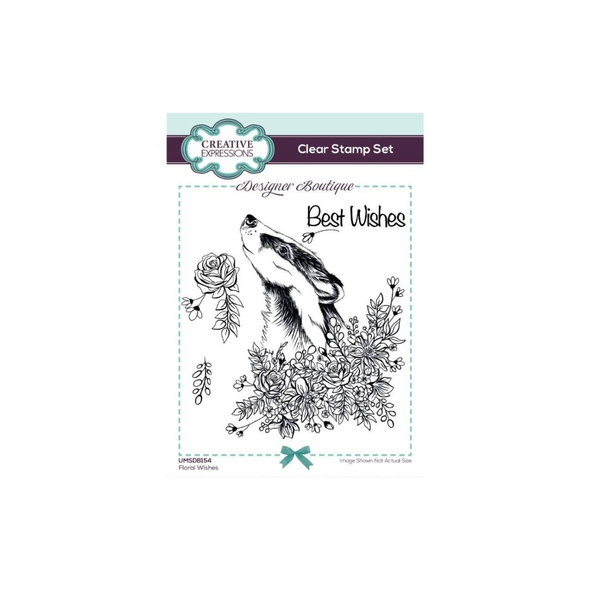 Creative Expressions Floral Wishes Stamp