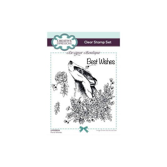 Creative Expressions Floral Wishes Stamp