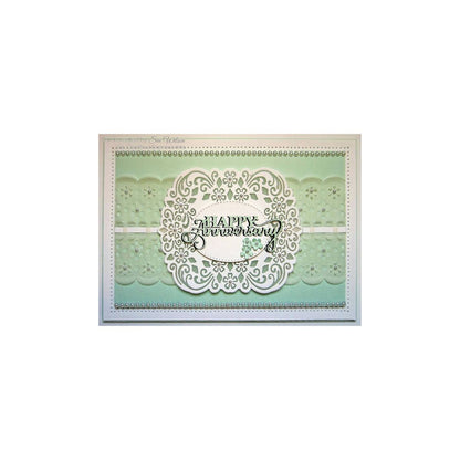Creative Expressions Happy Anniversary Sample Card