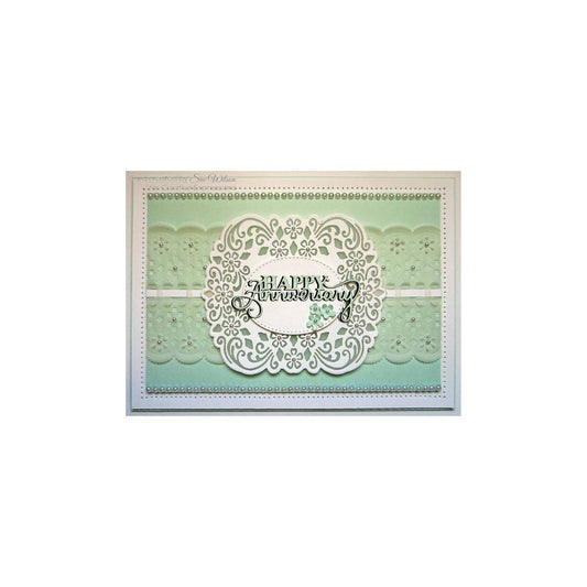 Creative Expressions Happy Anniversary Sample Card