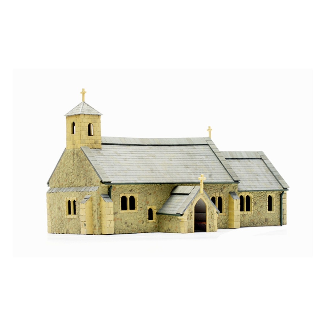 Village Church 00 Plastic Scale Model Kit