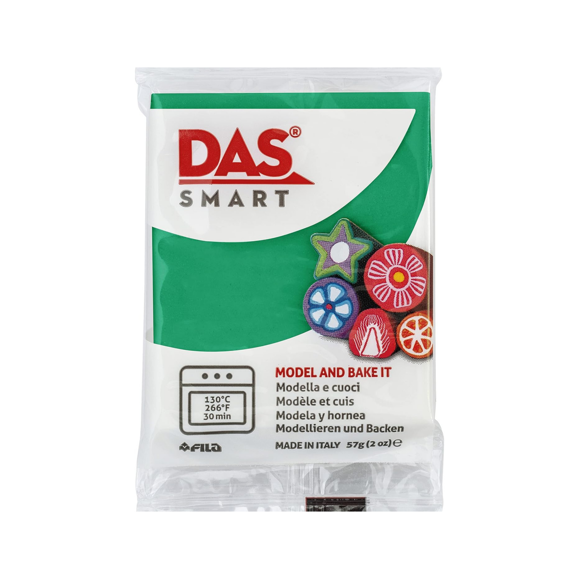 DAS smart oven bake clay 57g- emerald