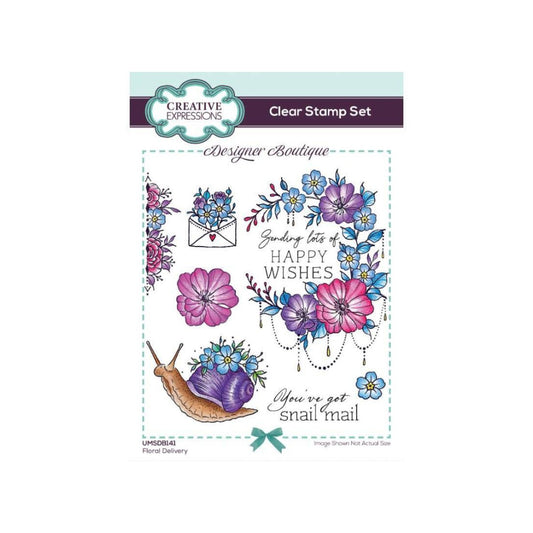 Floral Delivery Stamp Set