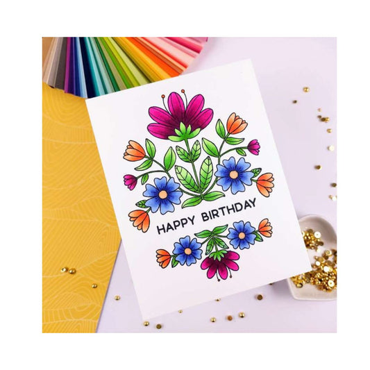 Jane's Doodles Floral Clear Stamp Set