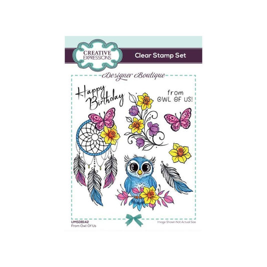 Designer Boutique From Owl of Us Clear Stamp Set