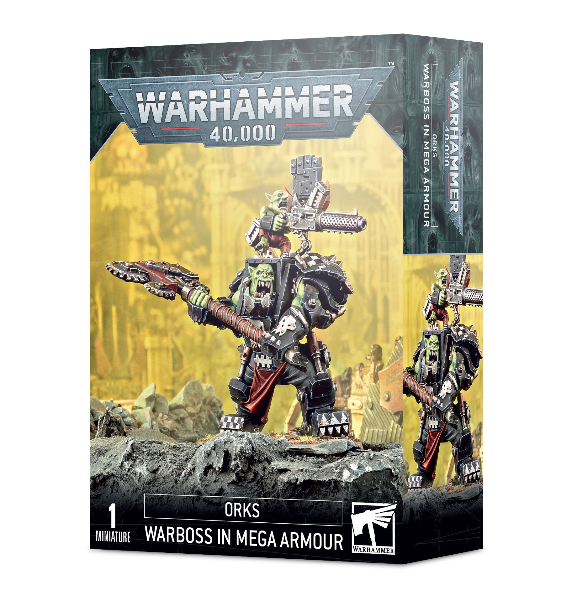 Orks Ork Warboss In Mega Armour, Warhammer 40,000