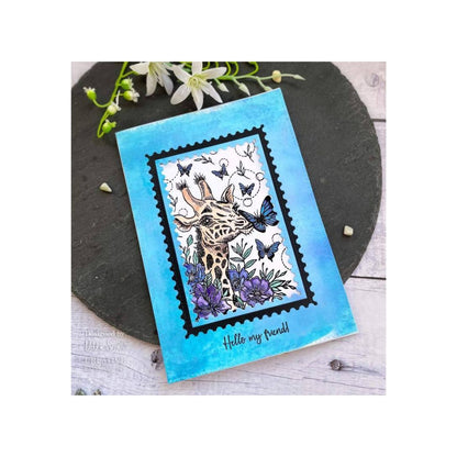 Giraffe Kisses Clear Stamp Set