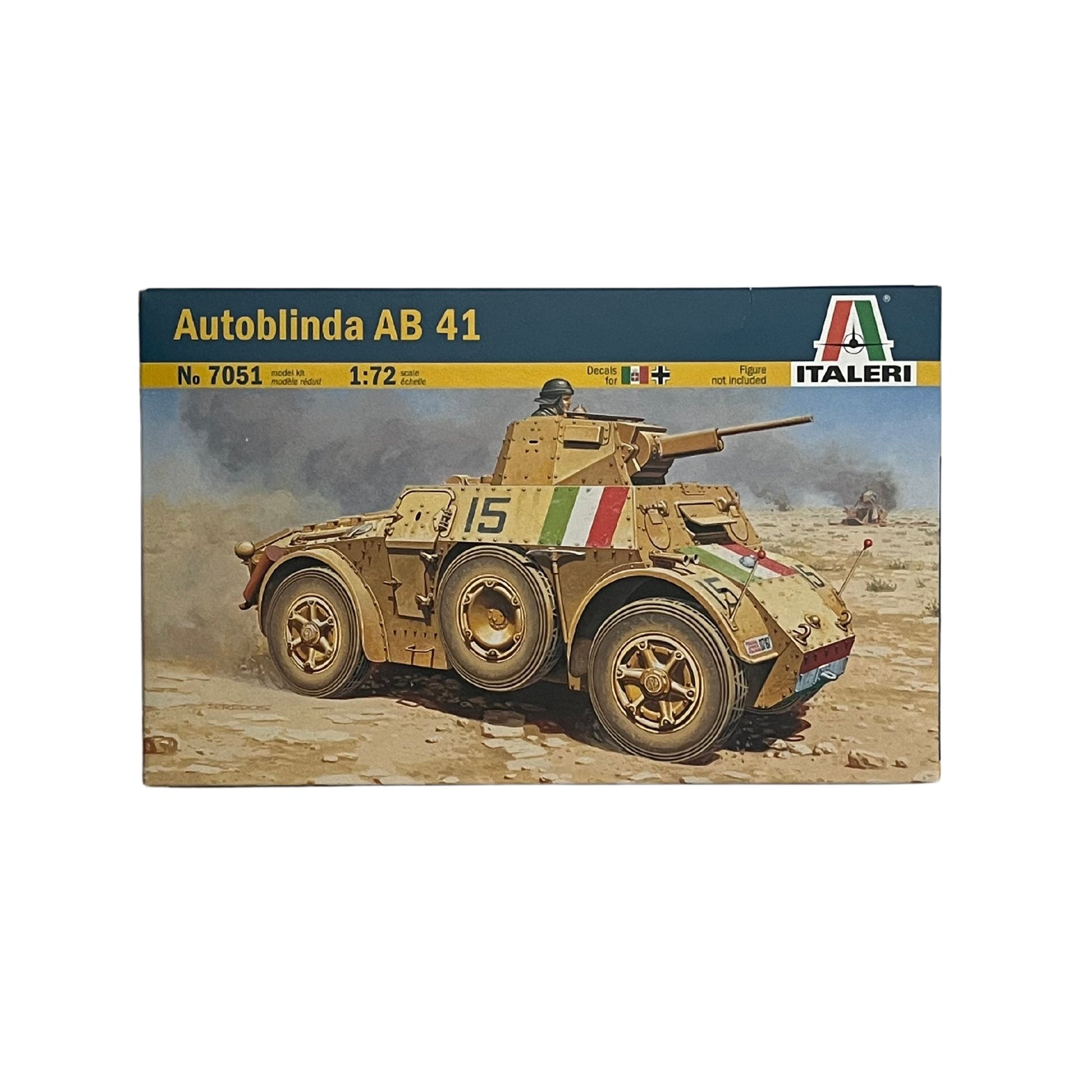 Italeri model kit Autoblinda AB 41 1:72