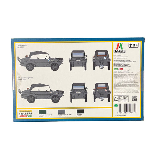 Italeri Military Vehicle Kfz. II VW Typ 166 'Schwimmwagen' 1:35