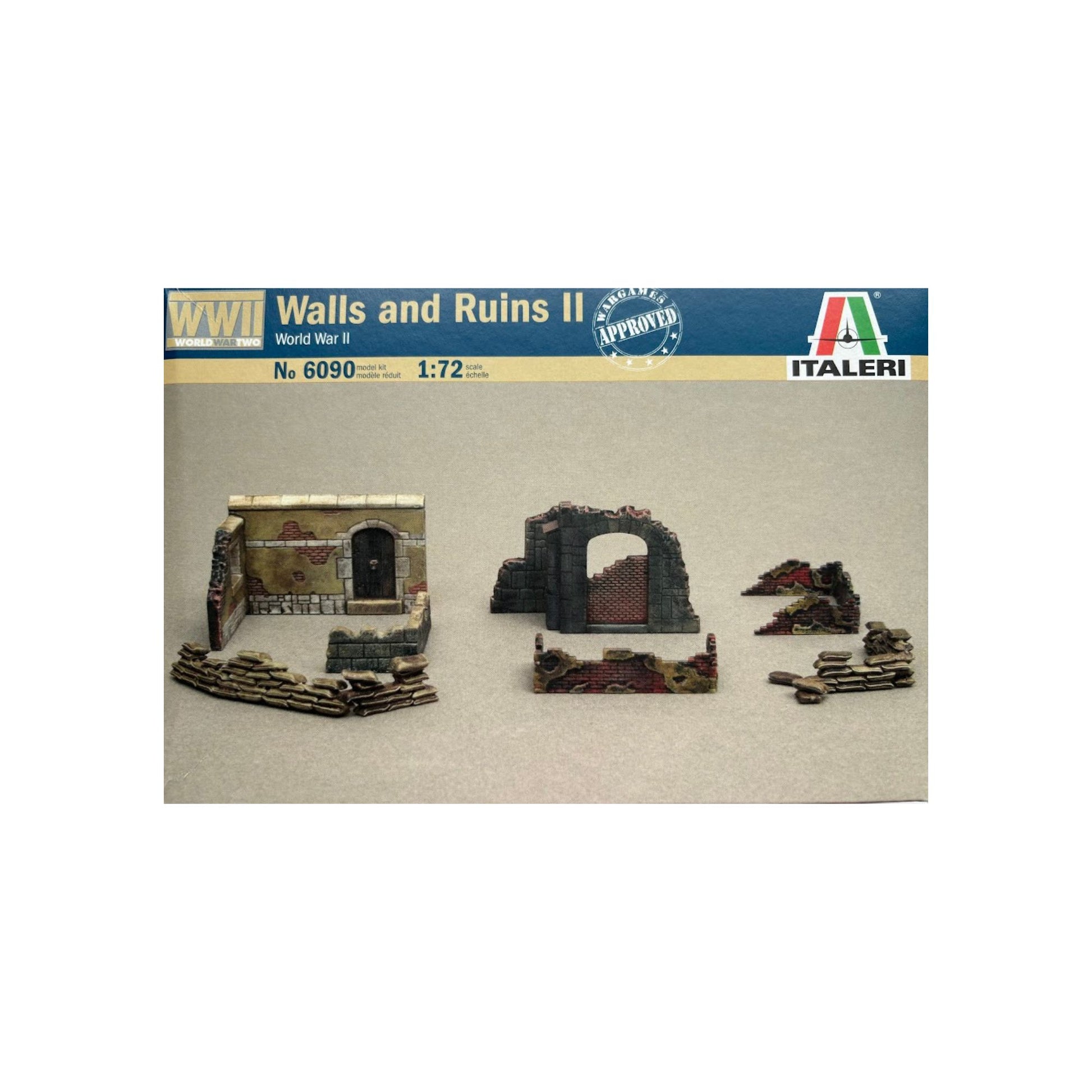 Italeri WWII Walls and Ruins II  1:72