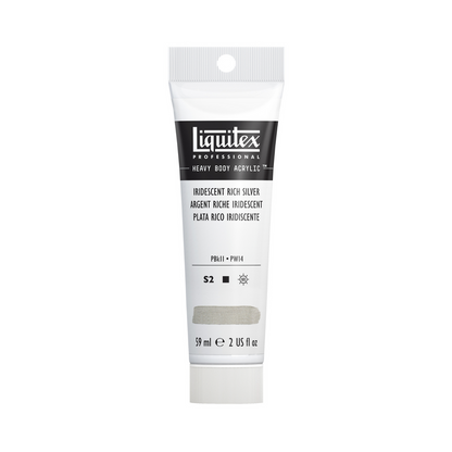 Liquitex Professional Heavy Body Acrylic 59ml - Iridescent Rich Silver