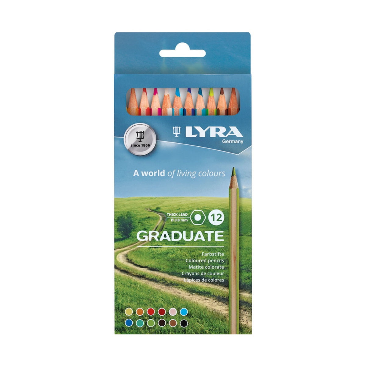 Lyra Graduate Colour Pencil Set (12 in box)