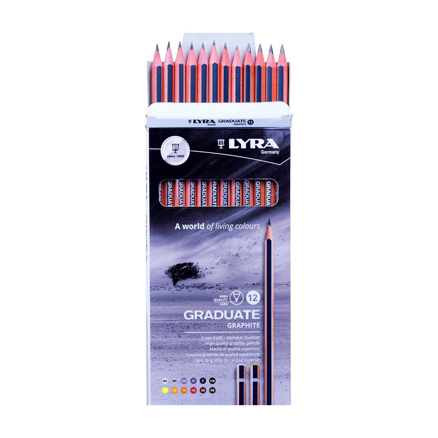 Lyra Graduate Graphite Pencils (set of 12 in a box)