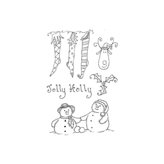 Lindsay Mason Designs Jolly Holly Stamp