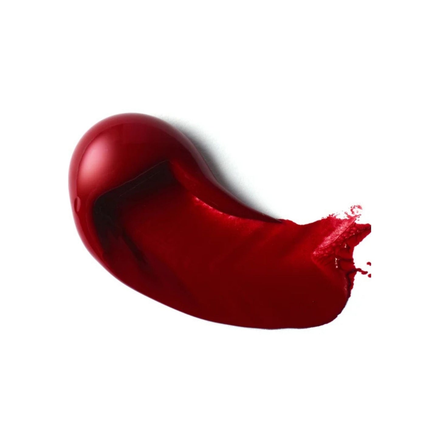 A deep red colour sample of Liquitex heavy body alizarin crimson hue permanent acrylic.
