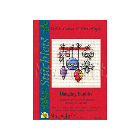 Stitchlets Dangling Baubles Cross Stitch Kit