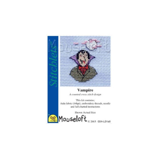 Stitchlets Vampire Cross Stitch Kit