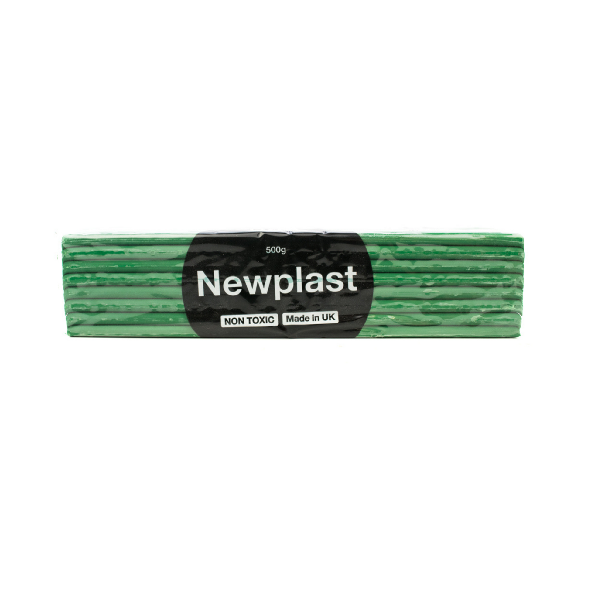 newplast modelling clay green 500g