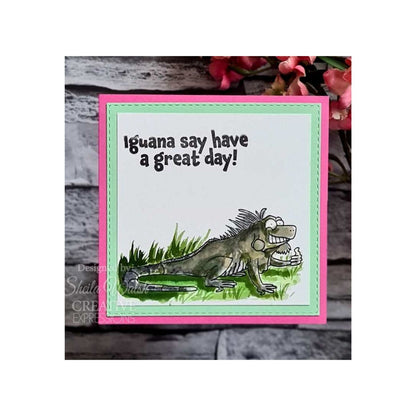 One In a Chameleon 6 in x 8 in Clear Stamp Set