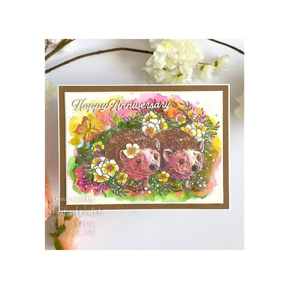 Designer Boutique Over the Hedge Hedgehog Clear Stamp Set