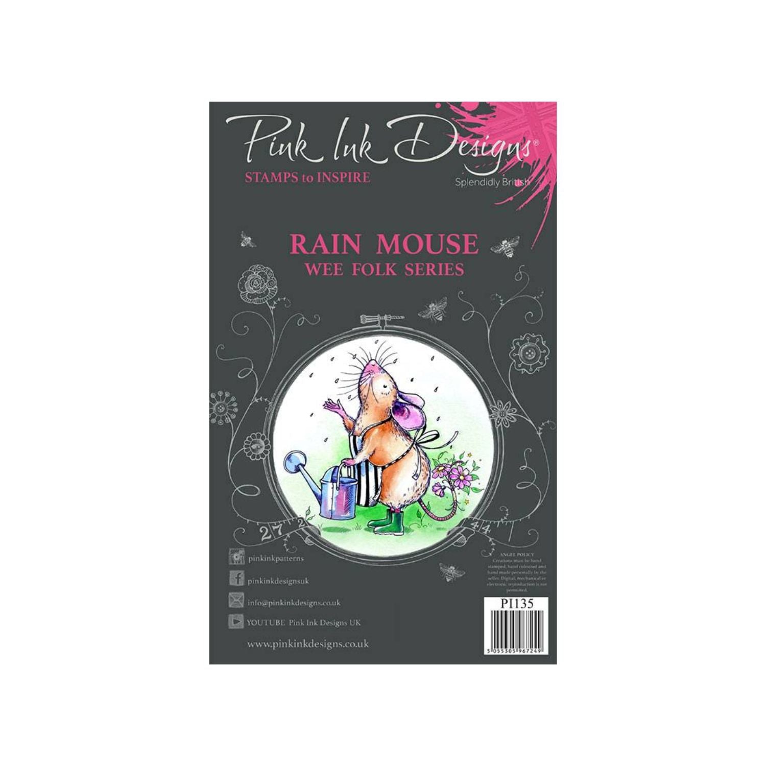 Pink Ink Designs Rain Mouse