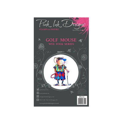 Pink Ink Designs Golf Mouse Clear Stamp Set