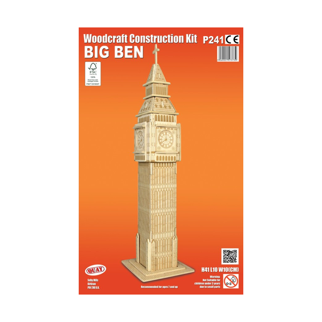 Quay Big Ben Woodcraft Construction Kit