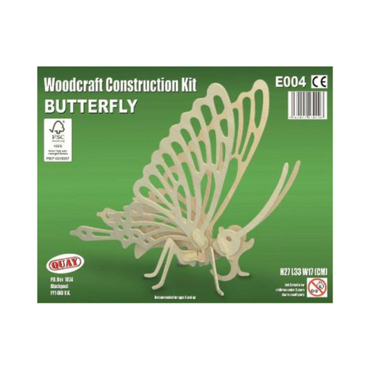 Quay Butterfly Woodcraft Construction Kit