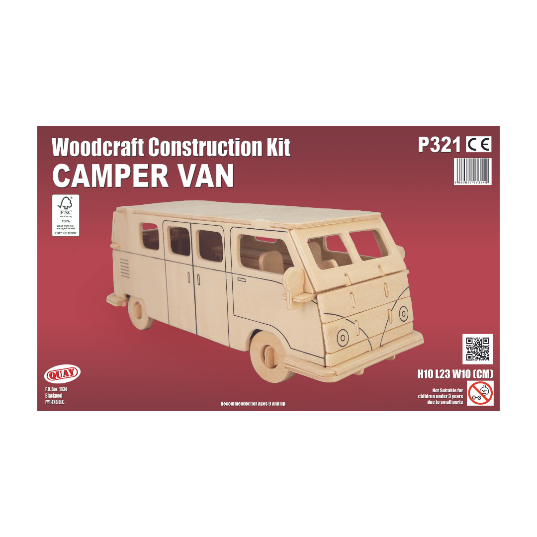 Quay Camper Van Woodcraft Construction Kit