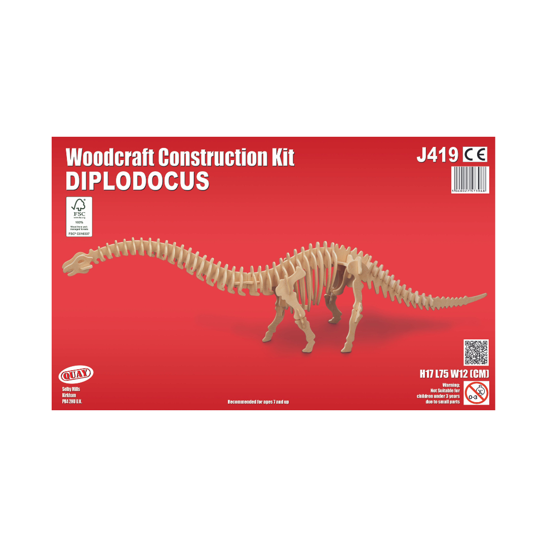 Quay Diplodocus Woodcraft Construction Kit