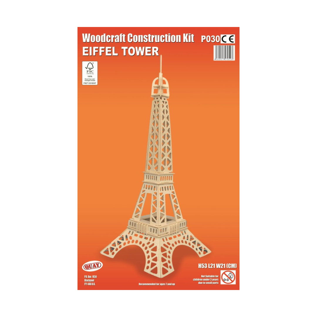 Quay Eiffel Tower Woodcraft Construction Kit
