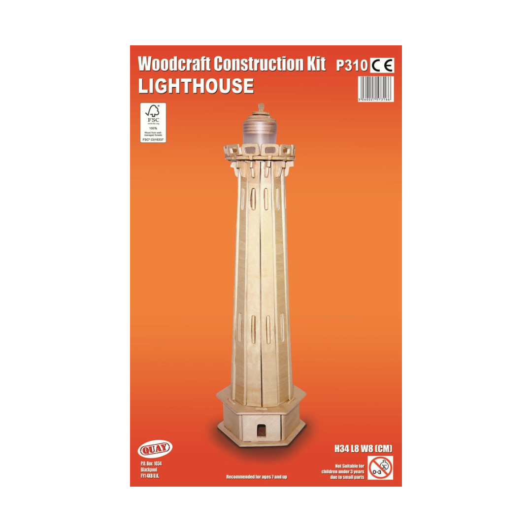 Quay Lighthouse Woodcraft Construction Kit