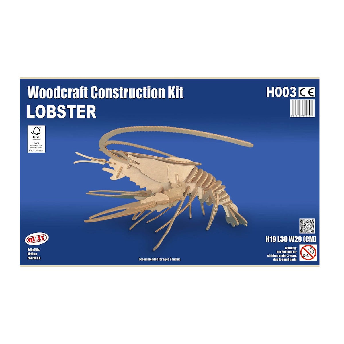 Quay Lobster Woodcraft Construction Kit