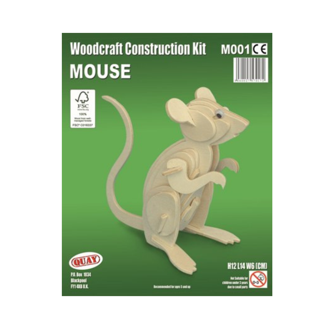 Quay Mouse Woodcraft Construction Kit