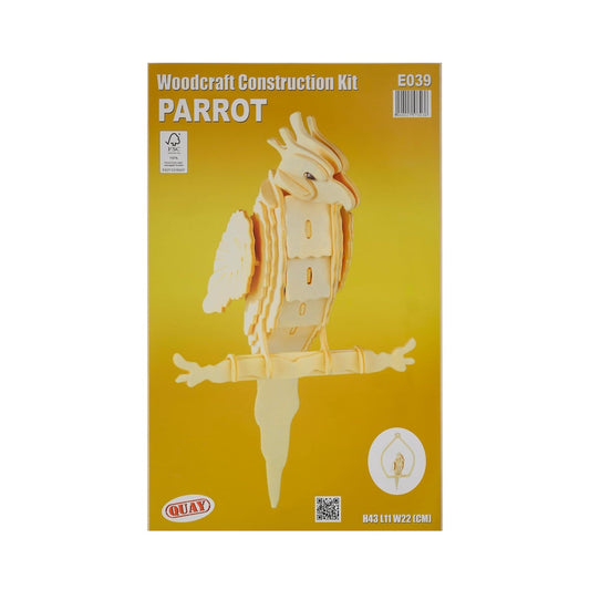 Quay Parrot Woodcraft Construction Kit