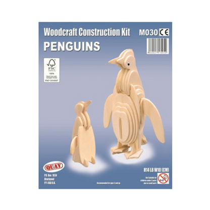 Quay Penguins Woodcraft Construction Kit