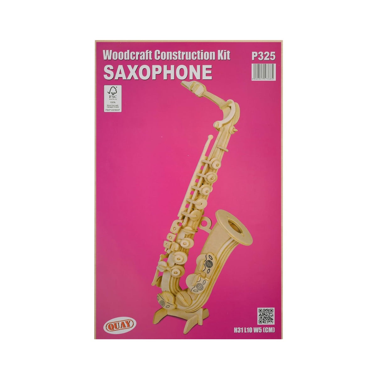 Quay Saxophone Woodcraft Construction Kit