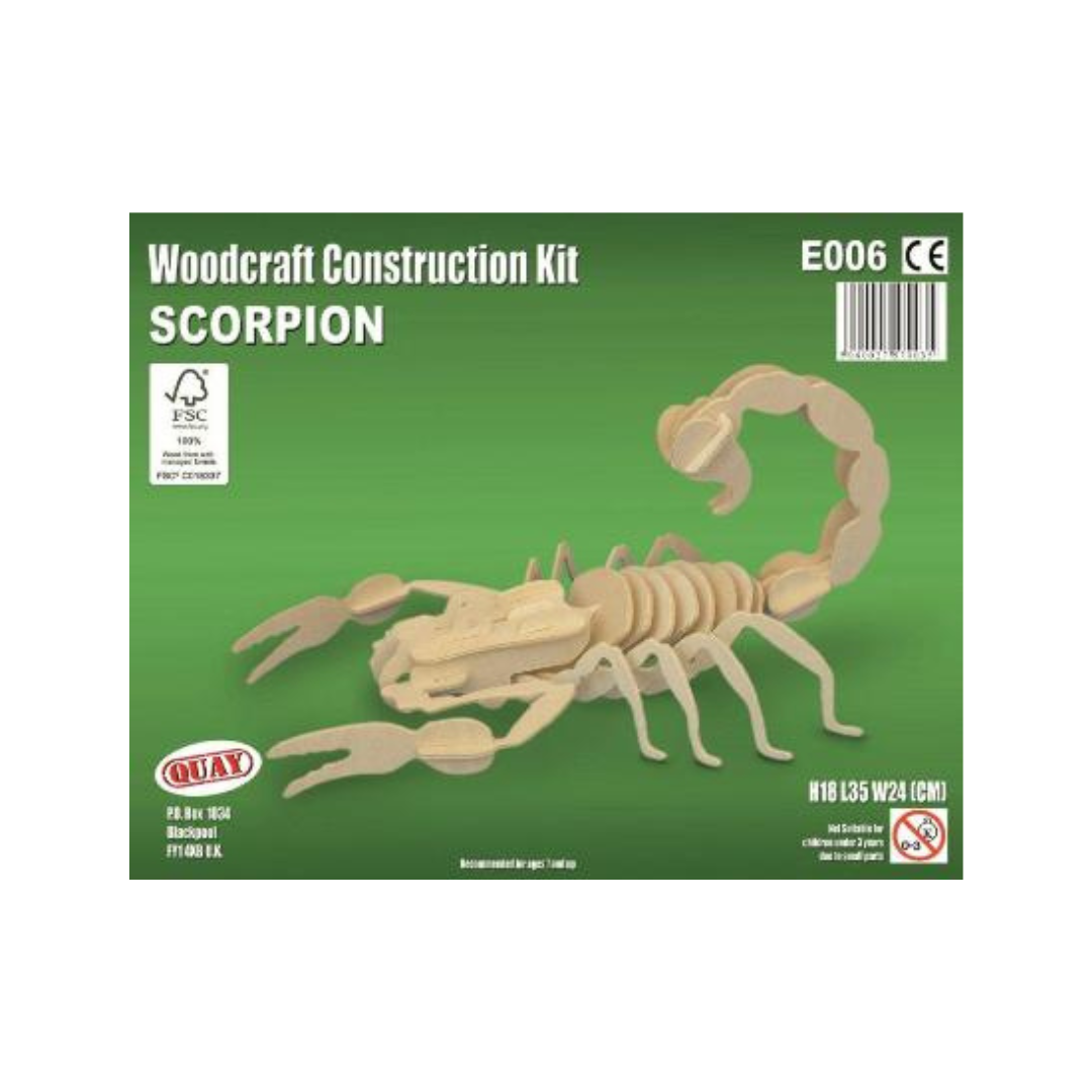 Quay Scorpion Woodcraft Construction Kit