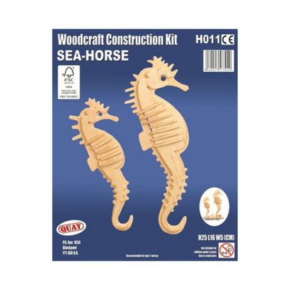 Quay Seahorse Woodcraft Construction Kit