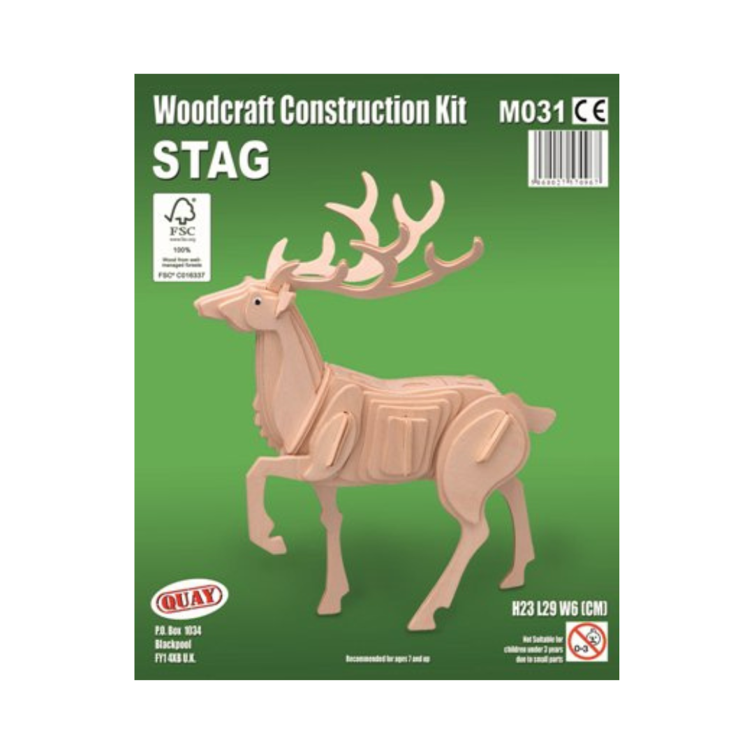 Quay Stag Woodcraft Construction Kit