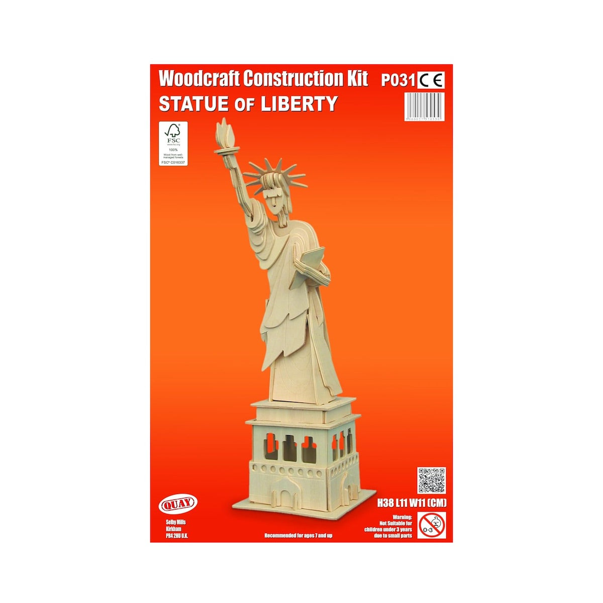 Quay Statue of Liberty Woodcraft Construction Kit