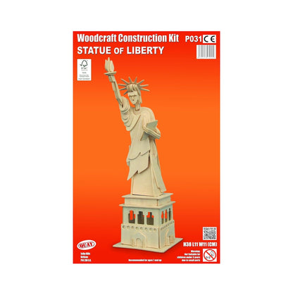 Quay Statue of Liberty Woodcraft Construction Kit