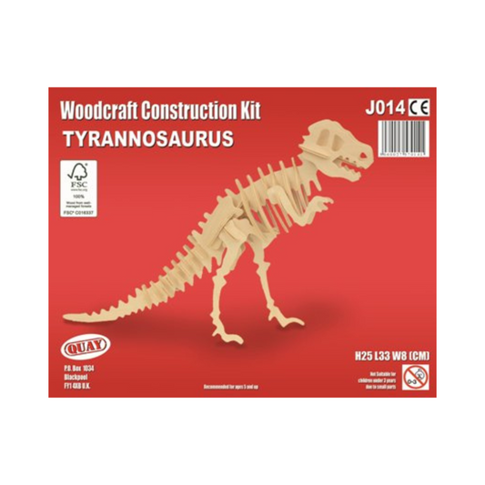 Quay Tyrannosaurus Woodcraft Construction Kit