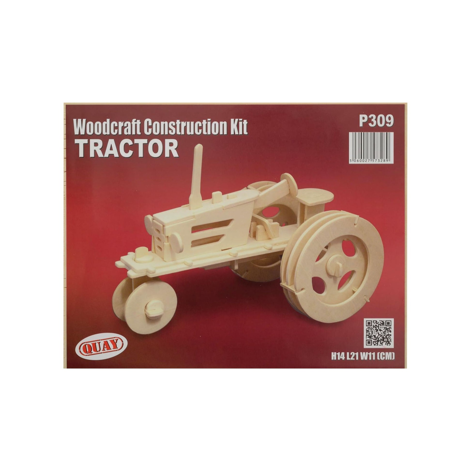 Tractor woodcraft construction kit from Quay