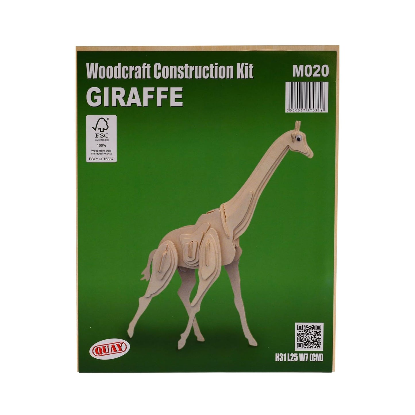 Quay Giraffe Woodcraft Construction Kit